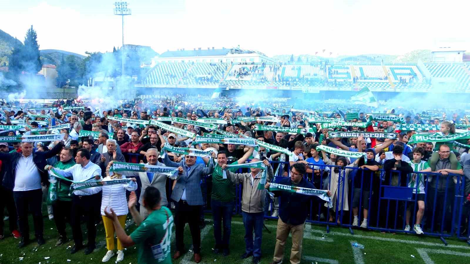 muğlaspor, bölgesel amatör lig 5. grup şampiyonu oldu