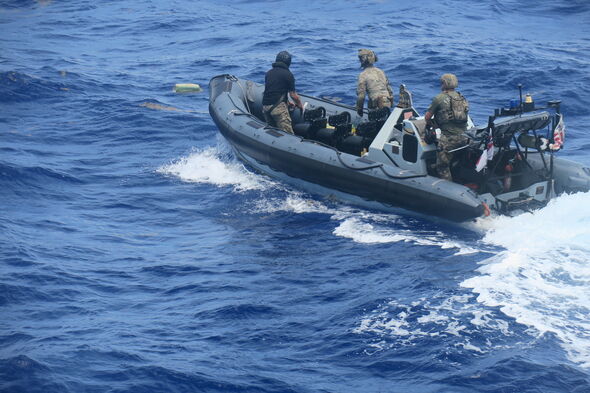 royal navy seizes £200million of cocaine as desperate smugglers dump drugs in the ocean