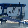 5 US sailing team members go flying overboard as boat capsizes<br>