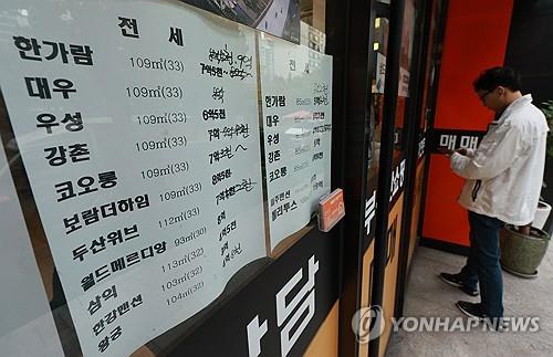 서울 아파트 월세 하락…작년 1분기 이후 처음 '100만원' 밑으로