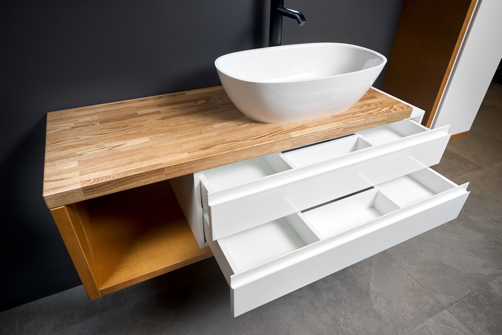 <p>For those with limited counter space, under-sink storage solutions can be a game-changer. Shelves, drawers, or baskets that fit under the sink provide hidden storage for makeup and beauty products, keeping them organized and out of sight.</p>