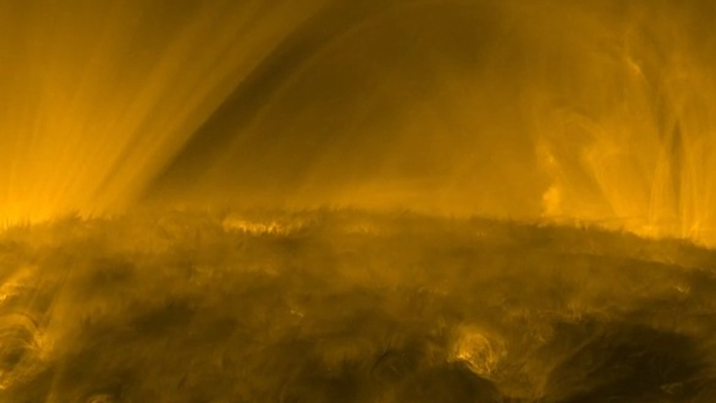 new video of sun's surface captures eruption bigger than earth