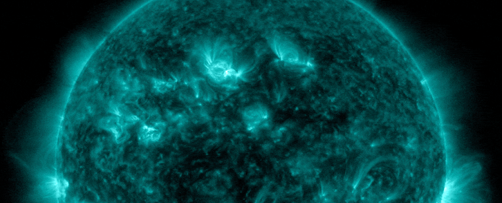 powerful flares just erupted on the sun, and their effects are lashing earth