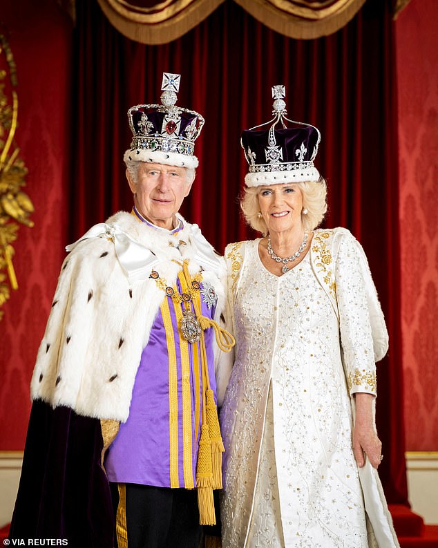 a look back at the other coronation jewels - the ones on the guests!
