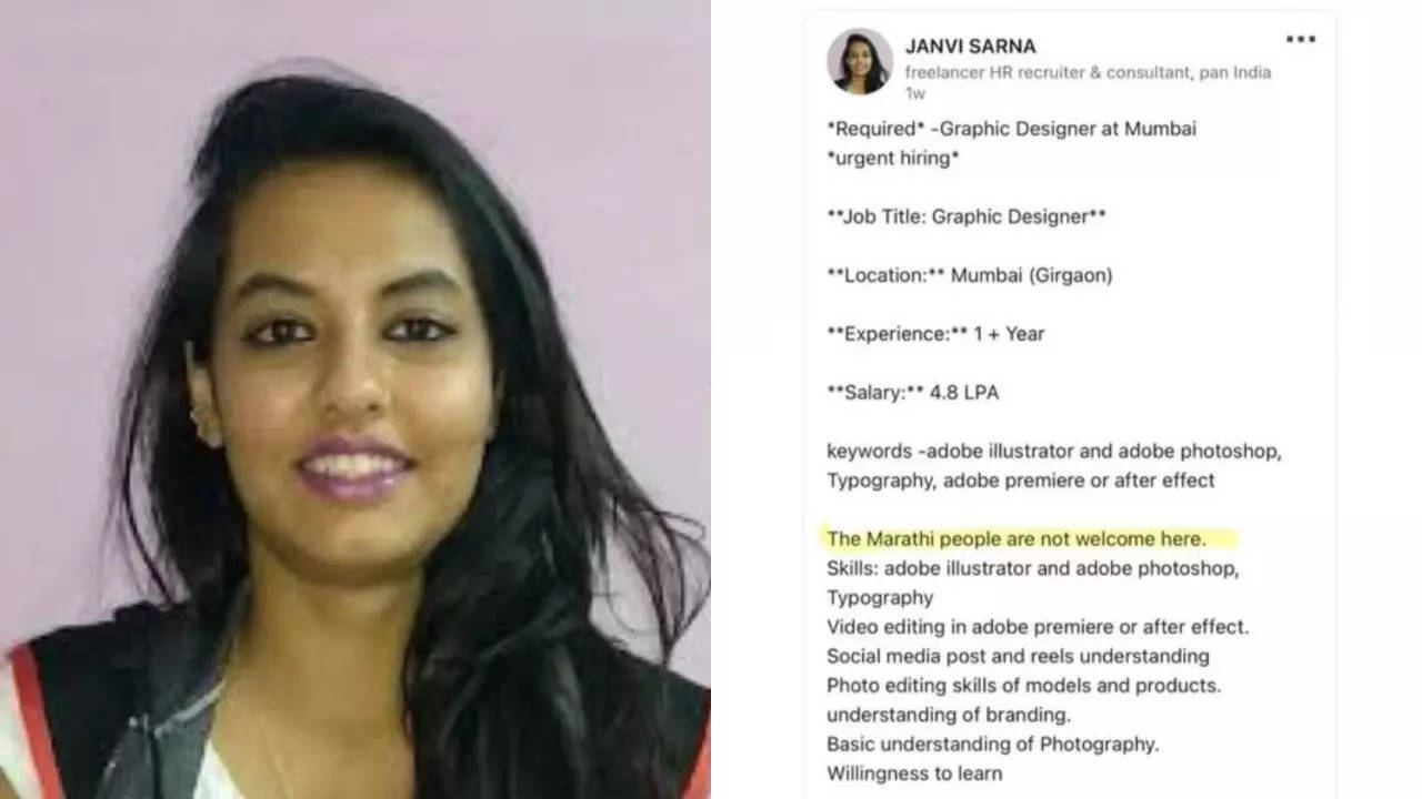 recruiter apologises for ‘marathi people not welcome’ job post