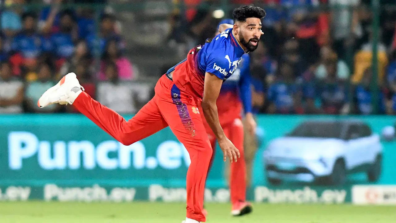 mohammed siraj's form crucial for rcb: griffith