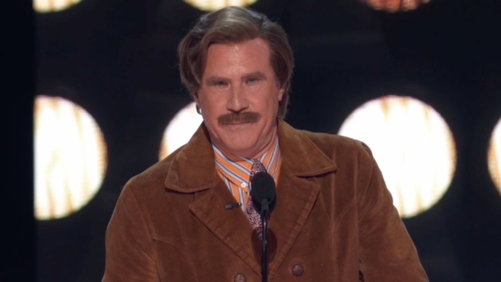 will ferrell reprises ron burgundy role at tom brady's ‘the greatest roast of all time' netflix special