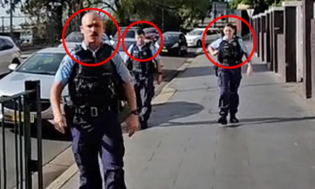 why this photo of three cops has angered many