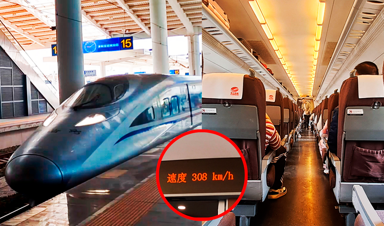 conoce el tren bala de china que duplica en velocidad al más rápido de sudamérica: recorre hasta 350 km/h