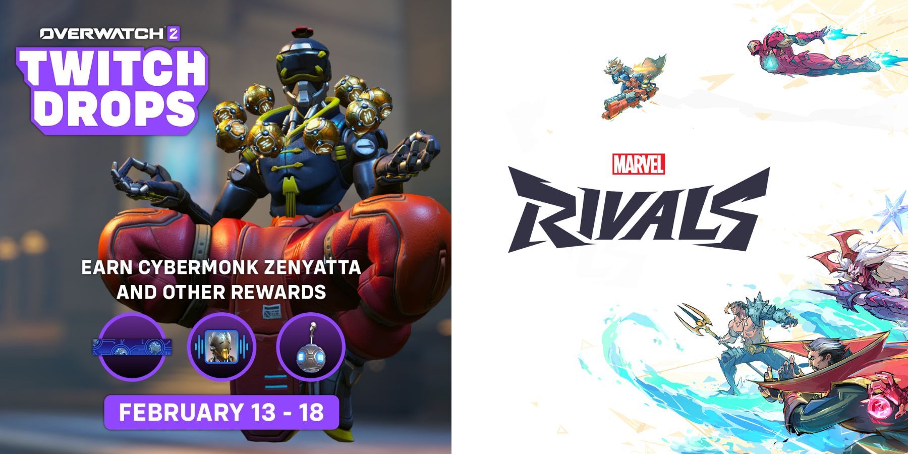 overwatch 2's twitch drop rewards would translate perfectly to marvel rivals
