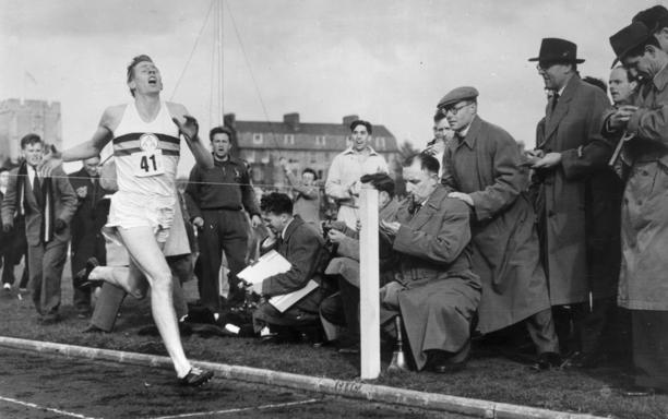 Sir Roger Bannister produced one of the greatest moments in British sporting history in 1954 - Getty Images/Norman Potter