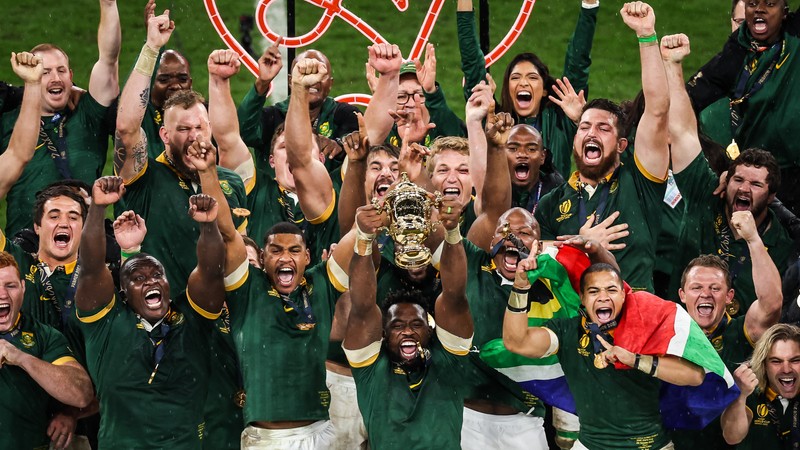 rugby world cup-winning springboks clean up at sa sports awards at sun city