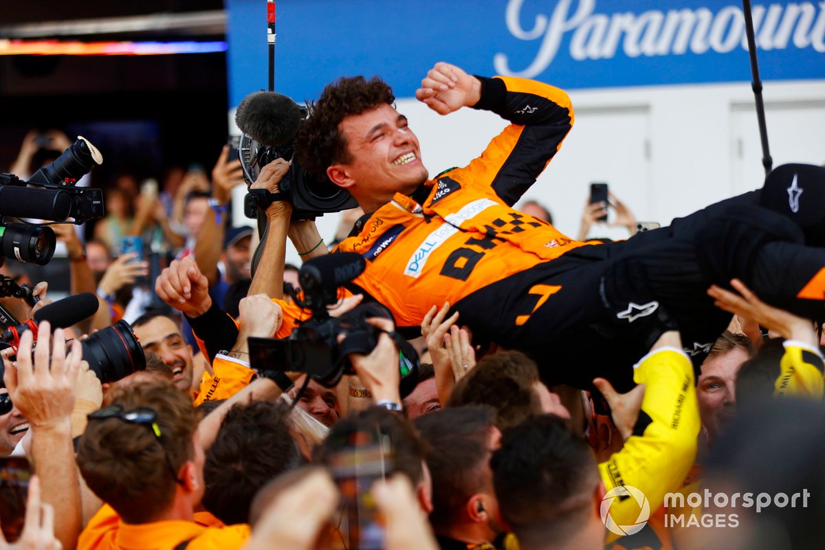 video: norris takes maiden win at the f1 miami gp