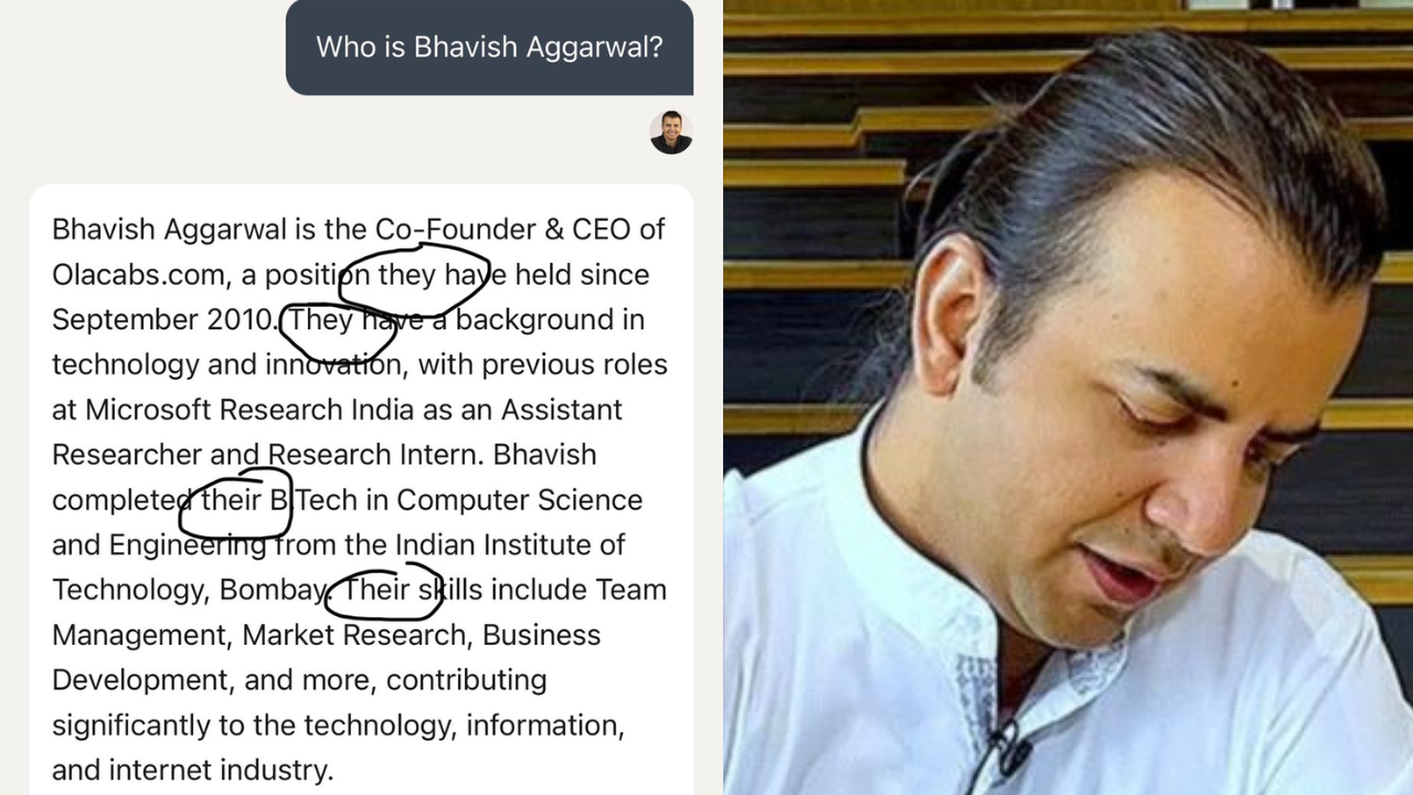 microsoft, ‘send this illness back’: bhavish aggarwal’s post on non-binary pronouns divides internet