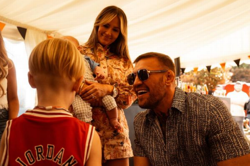 conor mcgregor throws lavish birthday party for two of his children as he thanks dee devlin