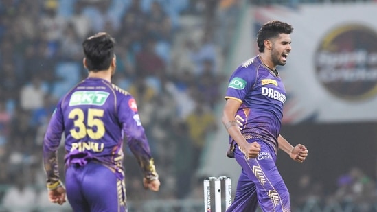 harshit rana 'taunts bcci' with unmissable act in lsg vs kkr match after one-match suspension