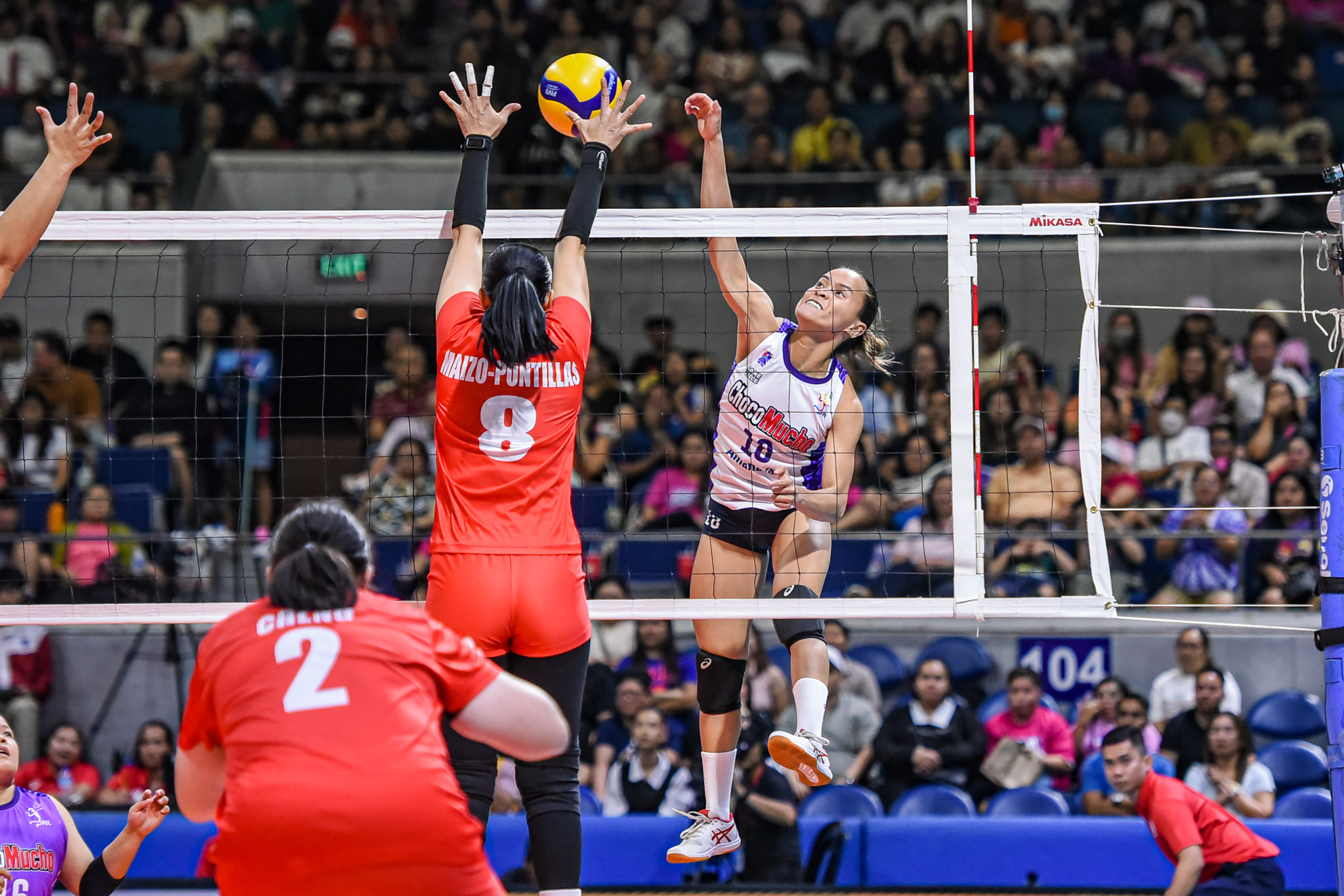 pvl: sisi rondina delivers anew for choco mucho