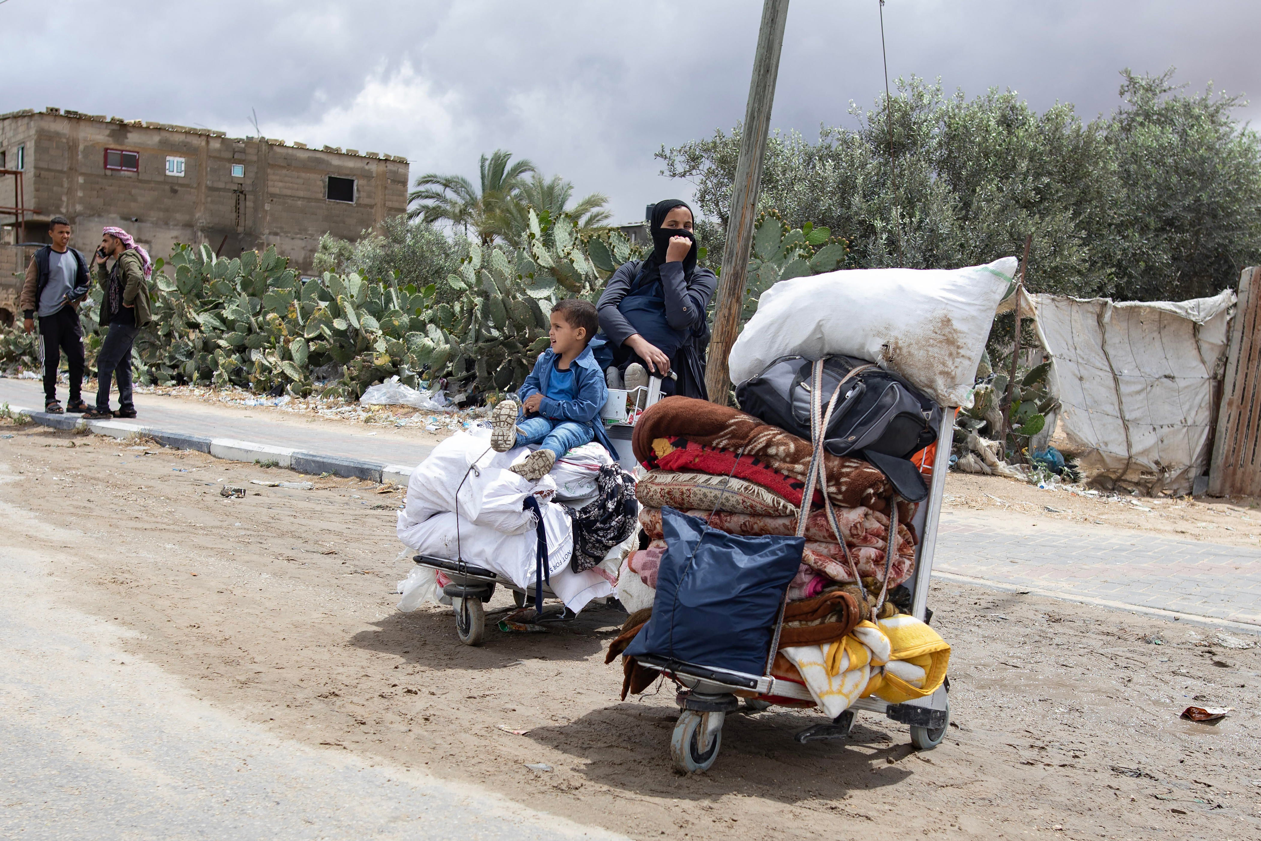 israel ordena a población palestina evacuar una zona de rafah