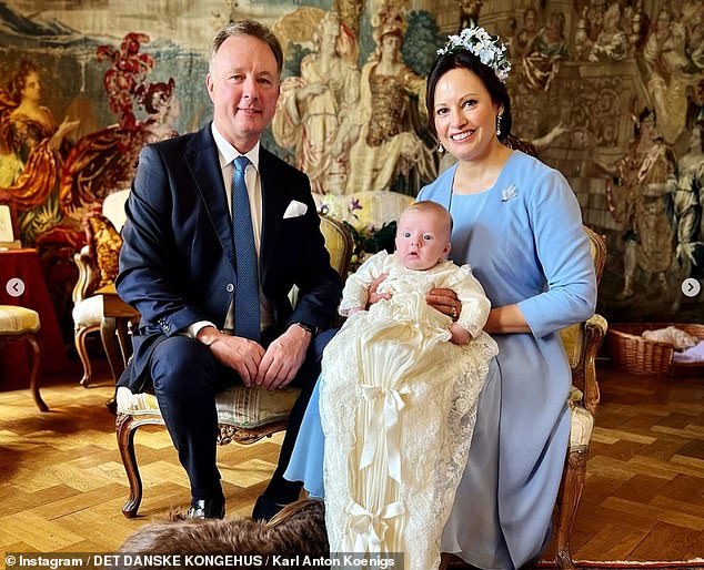 prince gustav and princess carina of denmark welcome second child
