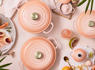 Le Creuset’s latest collection is pretty in pink… or Pêche<br><br>