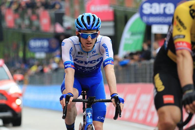 cork's eddie dunbar out of giro d'italia after stage two crash