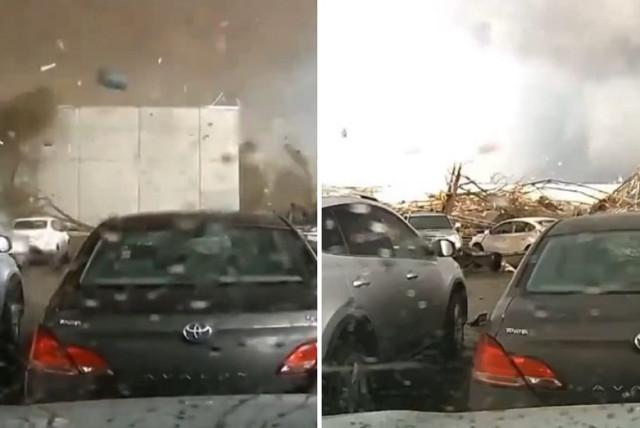 impactante video | tornado ef-3 destruyó un almacén en estados unidos con 70 trabajadores dentro