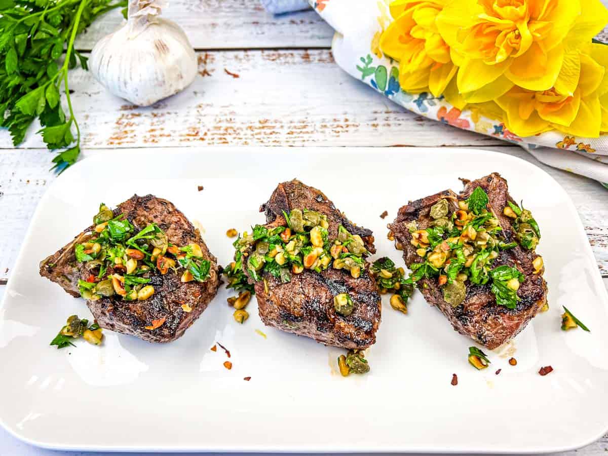 <p>Craving a taste of the Mediterranean? Look no further than these grilled lamb chops. If you’re feeding a crowd or treating yourself to a special meal, these lamb chops are a winner. Fire up the grill, pour a glass of wine, and get ready to enjoy some seriously delicious eats.<br><strong>Get the Recipe: </strong><a href="https://grillwhatyoulove.com/ninja-woodfire-grill-mediterranean-lamb-chops/?utm_source=msn&utm_medium=page&utm_campaign=">Grilled Mediterranean Lamb Chops</a></p>