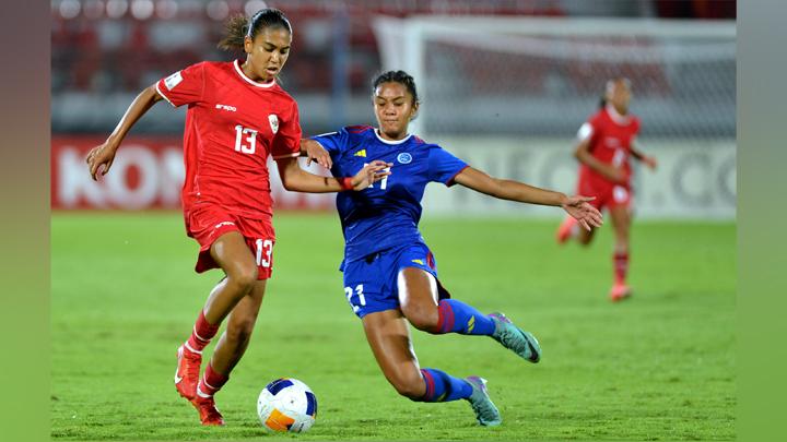 hasil piala asia putri u-17: timnas indonesia putri u-17 dihajar filipina 1-6, claudia scheunemann cetak gol