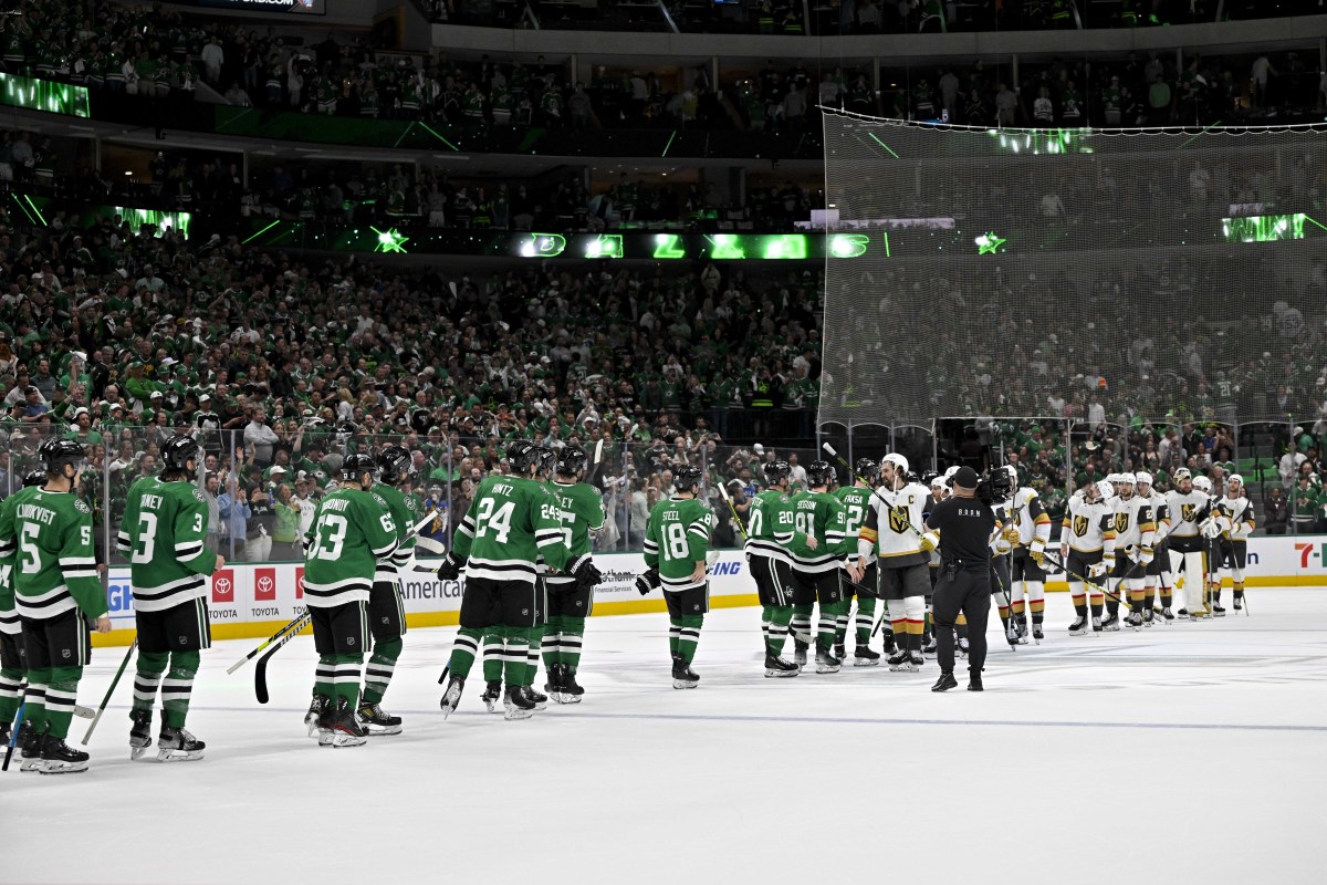 stars eliminate the golden knights in game 7, rangers take game 1 against the hurricanes
