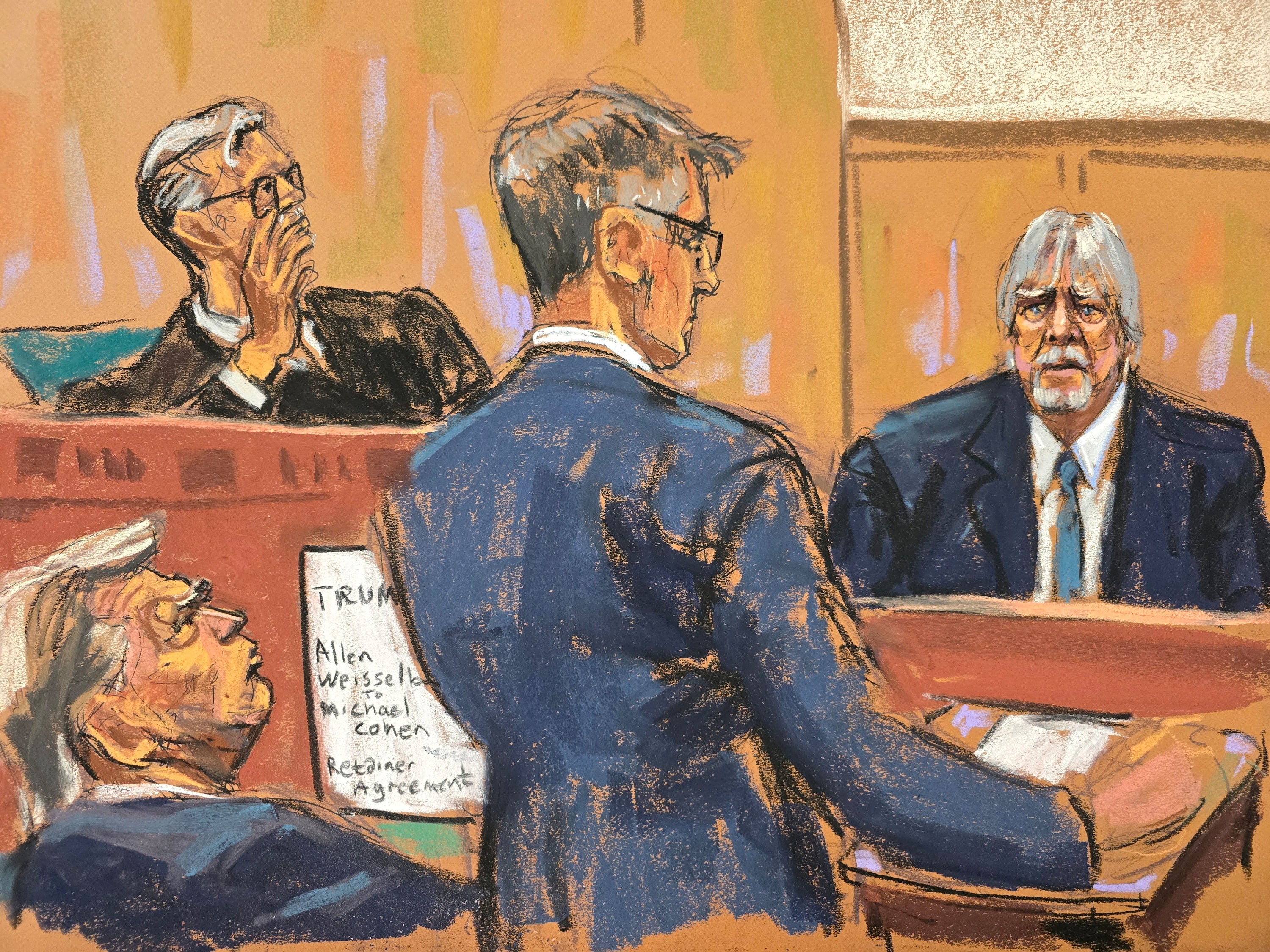 trump trial live: judge threatens jail over gag order violations as hush money testimony continues