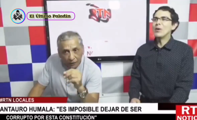 antauro humala no respetó a periodista ciego y se burló de él durante programa en vivo