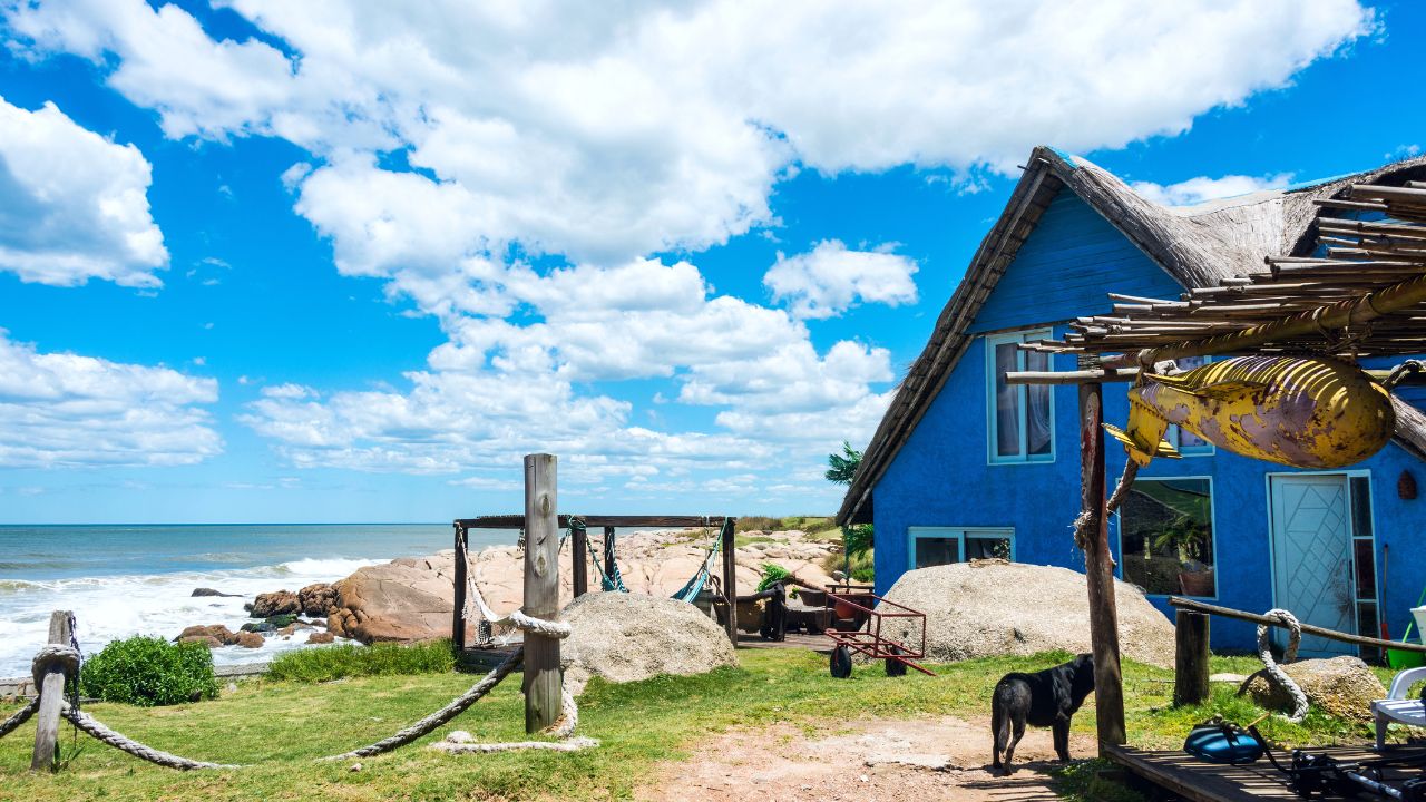 <p>The beach town of Punta del Diablo, Uruguay charms with its rugged coastline, sandy shores, and relaxed atmosphere. The town maintains a vibrant, bohemian vibe, coming alive at night with beach bonfires, live music, and cultural events under starry skies.</p>