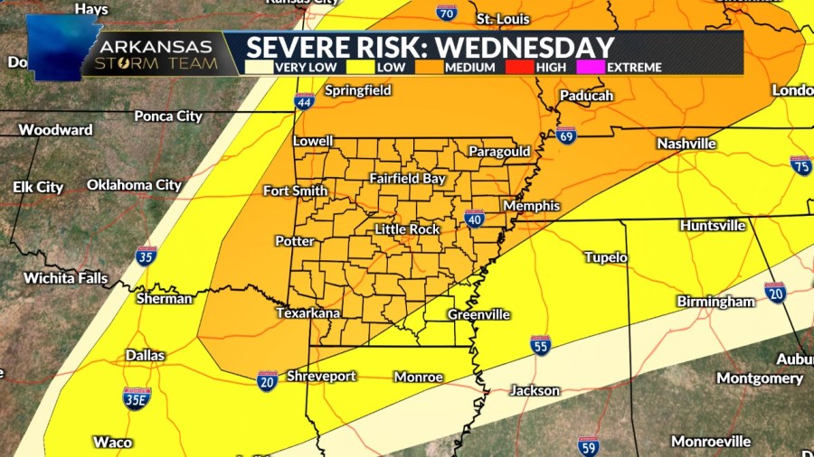 Arkansas Storm Team Blog: Severe Storm Chances This Week