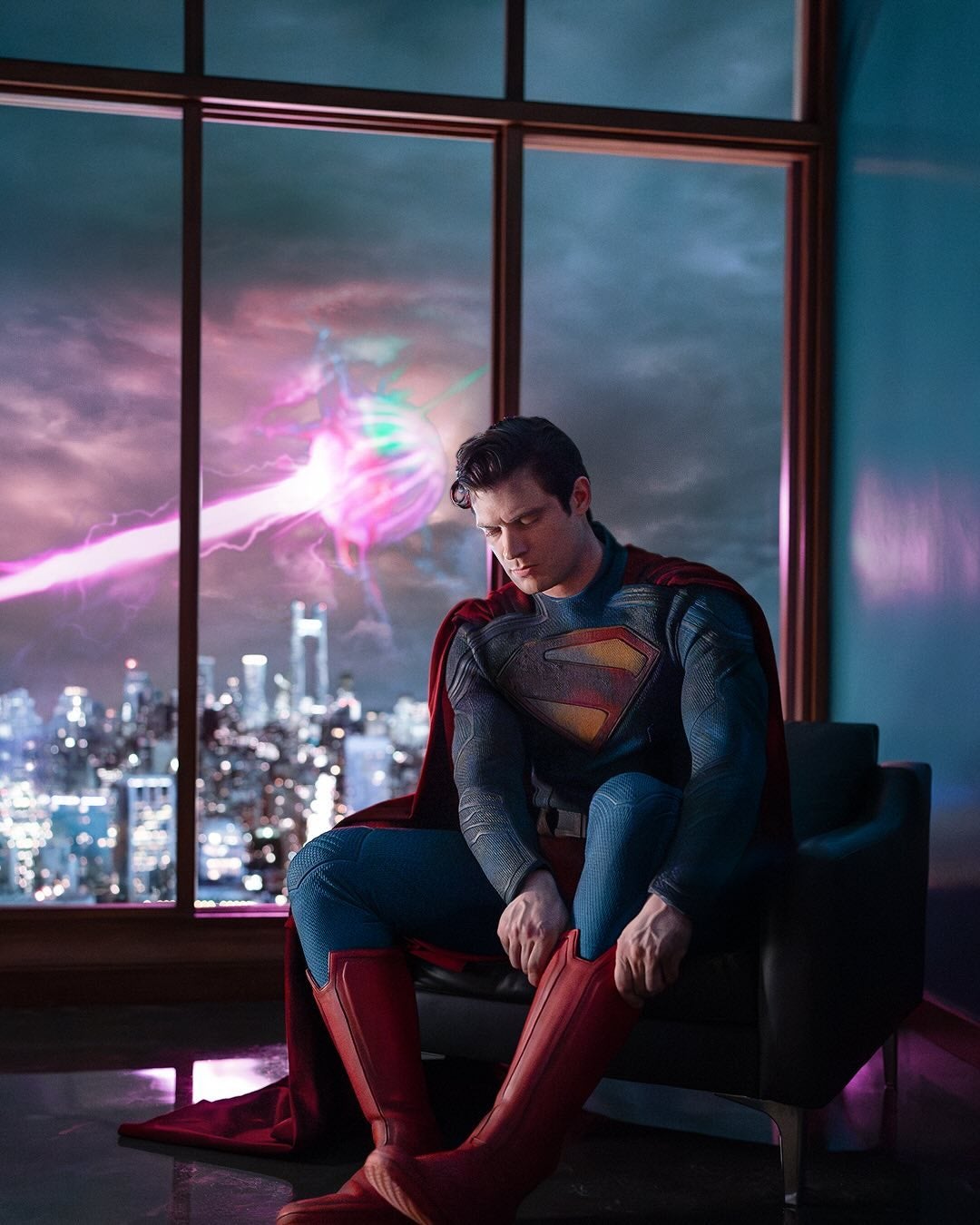 amazon, superman first look: james gunn unveils david corenswet as man of steel