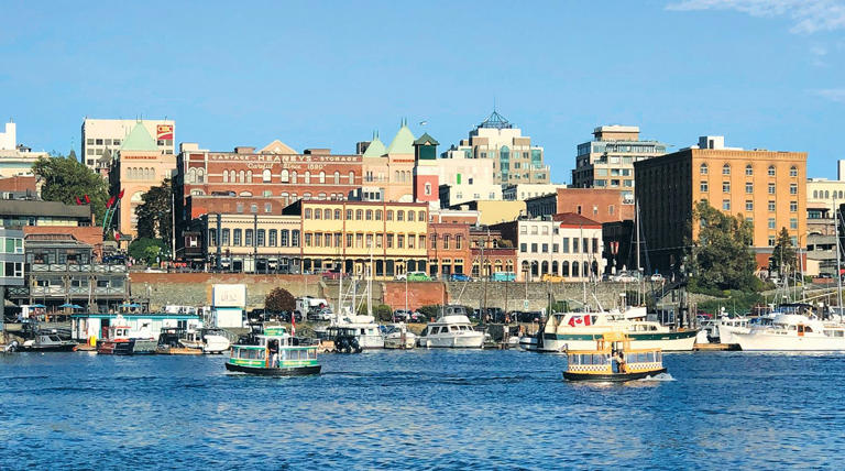 For traveller Maria Powell, Victoria's Fisherman's Wharf is reminiscent of Halifax Harbour.