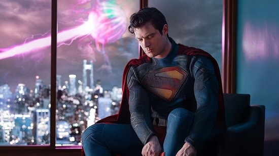 behold david corenswet's superman! james gunn debuts first look at man of steel's new suit