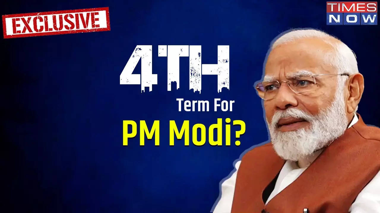 will there be a 4th term for pm modi? what he said on his vision for 2029 and beyond | times now exclusive