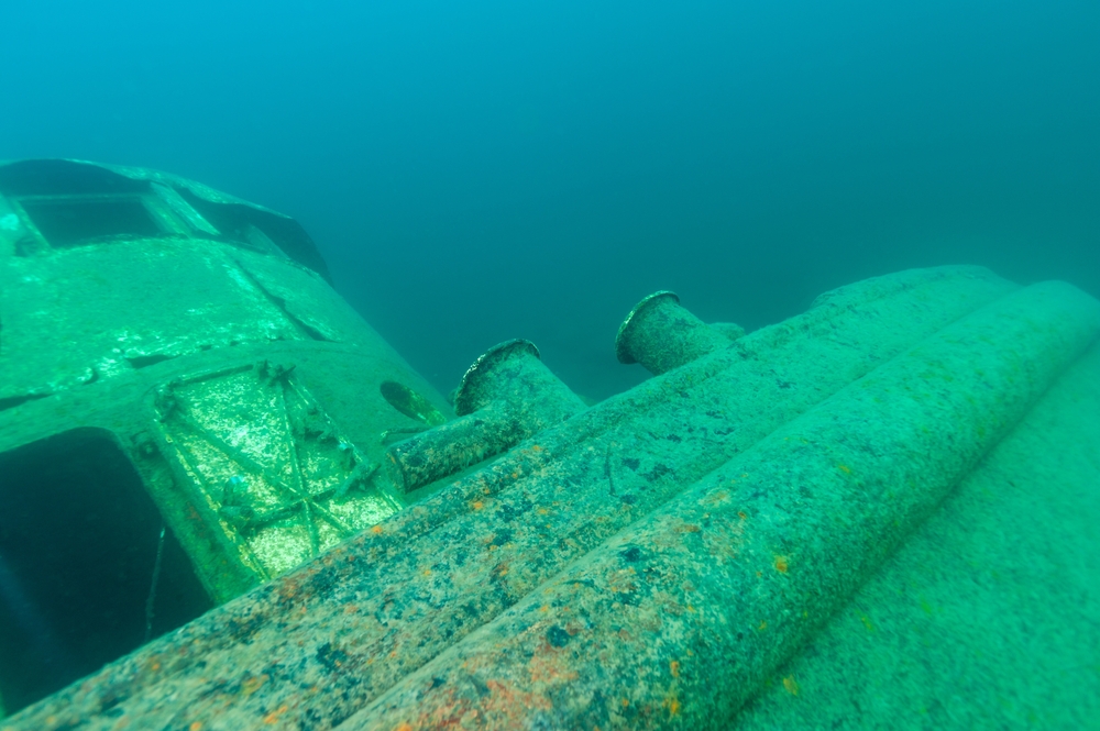 as an underwater graveyard, the great lakes have claimed close to 10,000 ships