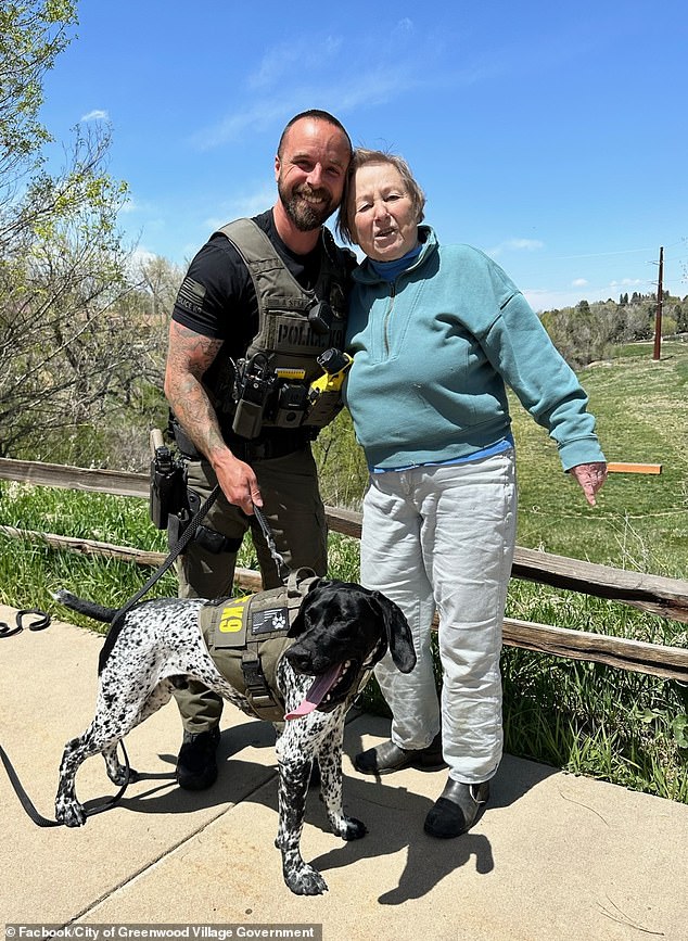 heroic k9 mercury finds missing 85-year-old woman clinging to tree