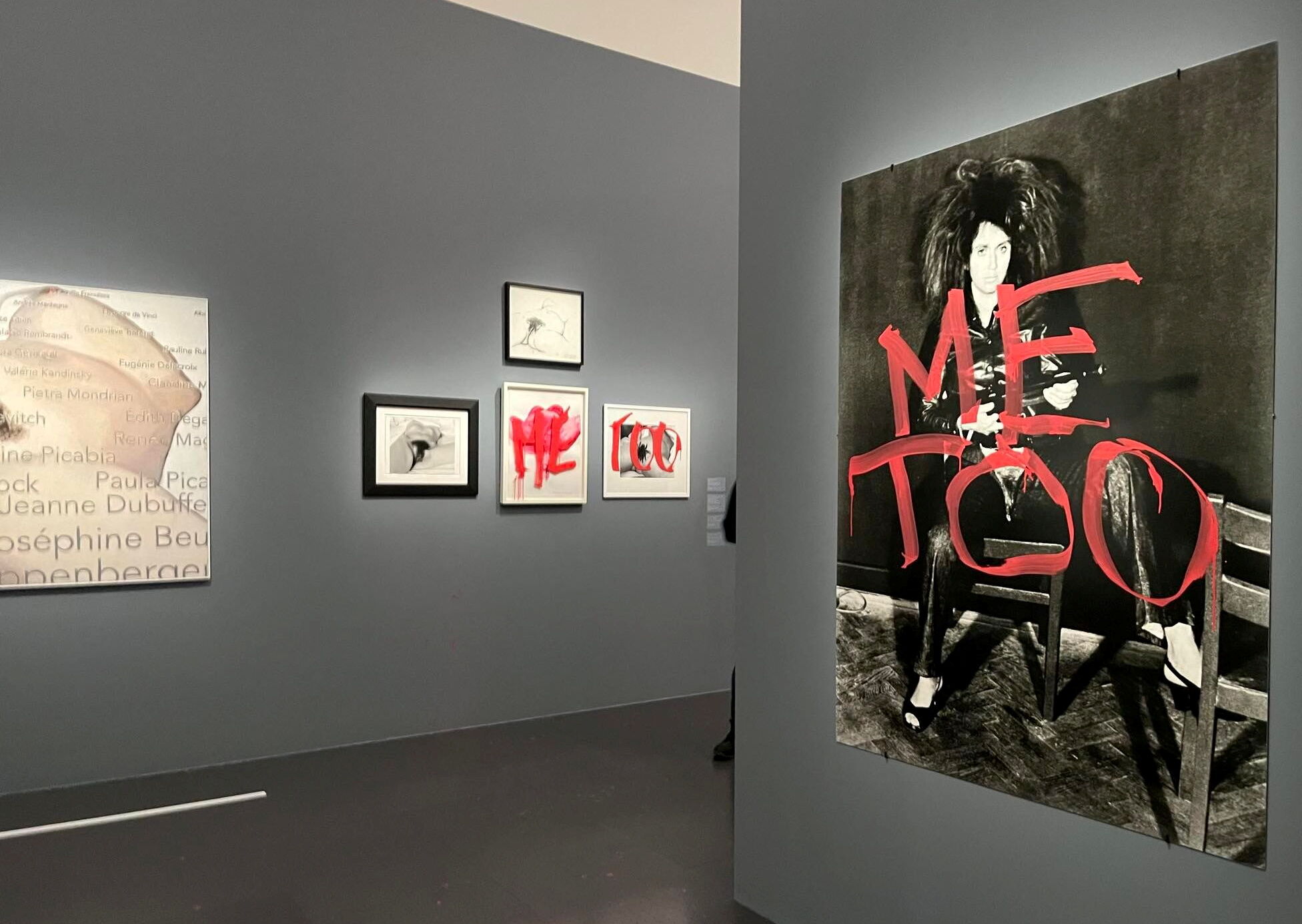 «l’origine du monde» et quatre autres œuvres vandalisées au centre pompidou-metz