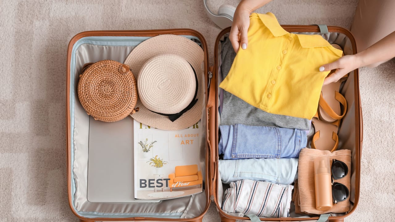 <p>When you pack garments in your suitcase the traditional way (folding them neatly), they almost always get wrinkles. However, rolling them instead makes them less likely to wrinkle.</p><p>Plus, you gain some extra space because rolled clothes take less room than folded ones.</p>