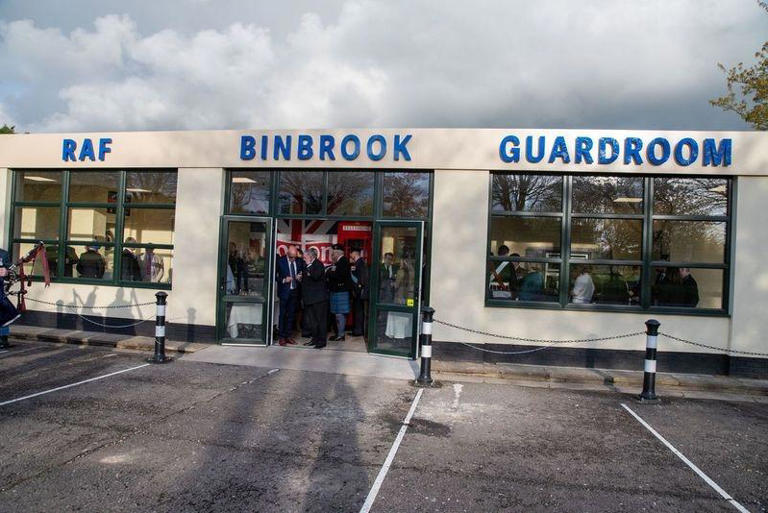 Restored guardroom and aviation paintings unveiled at former RAF Binbrook