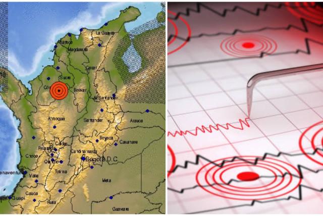 fuerte temblor hoy en colombia: reportan sismo de magnitud mayor de cuatro en varias ciudades del país