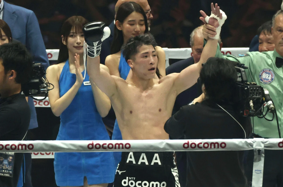 naoya inoue recovers from first knockdown in pro career to beat luis nery and defend titles