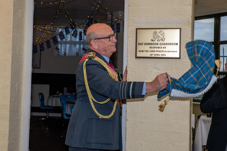 Restored guardroom and aviation paintings unveiled at former RAF Binbrook