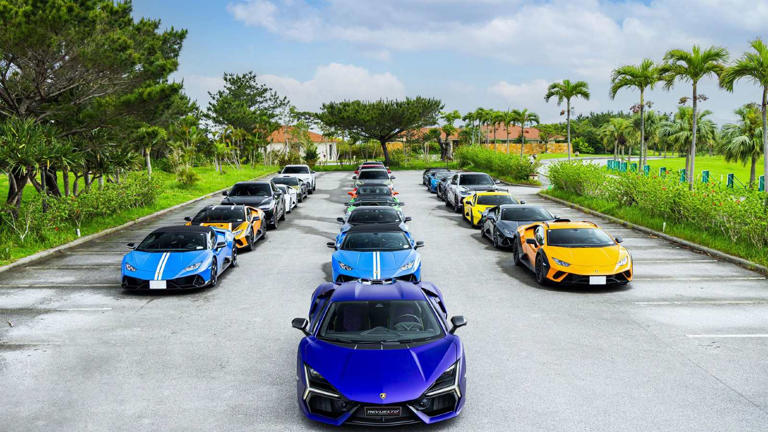 Lamborghini Owners Unite for an Epic Okinawa Island Driving Adventure