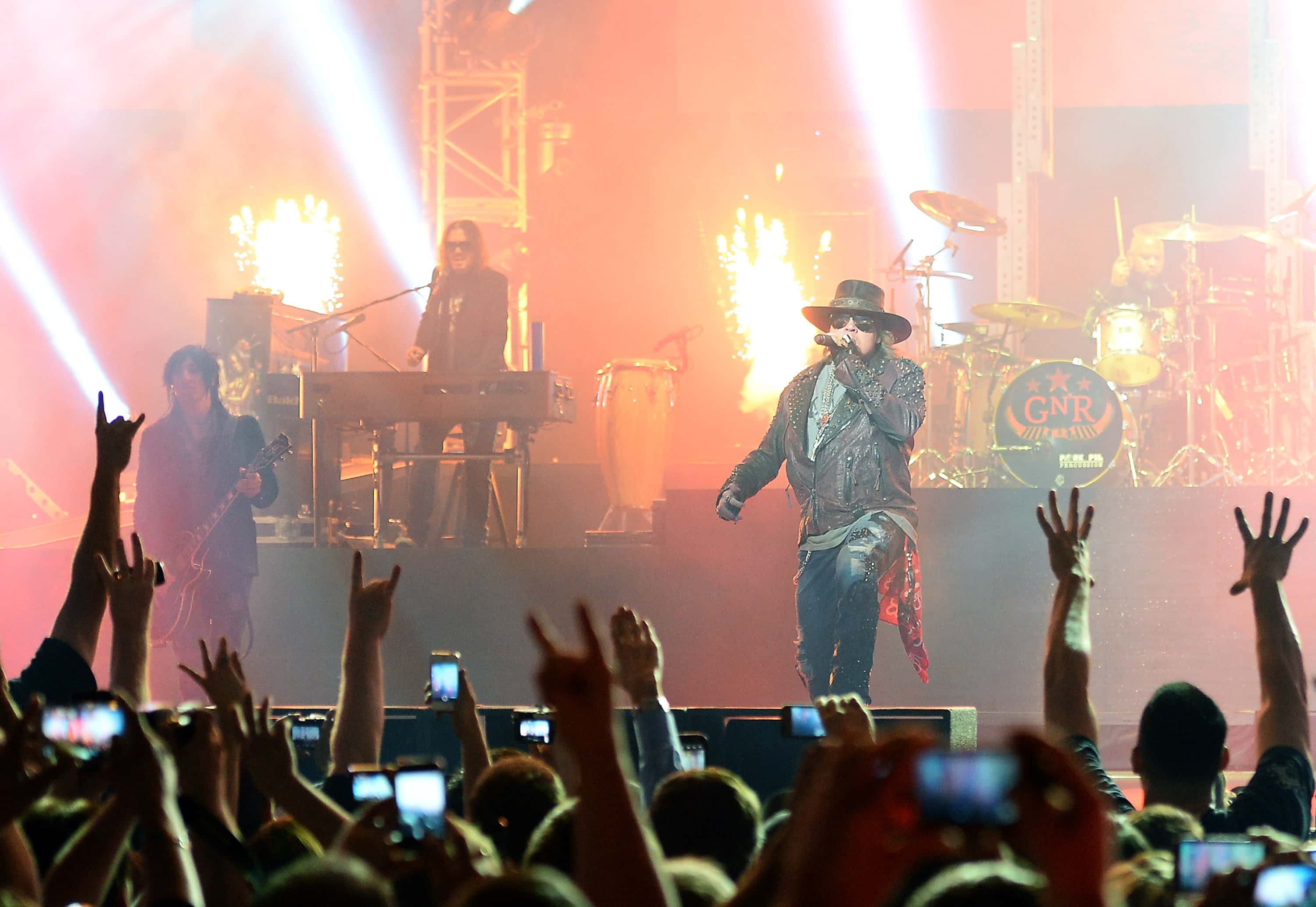 <p>By the 2010s, Guns N’ Roses’ reputation for delaying or even abruptly canceling their concerts was at an all-time low. However, in 2016, classic band members Slash and Duff McKagan reunited with the band at T-Mobile Arena in Las Vegas. They went on to perform the <em>Not in This Lifetime</em> tour, which grossed over $480 million. That makes it the fourth highest grossing concert tour of all time!</p>