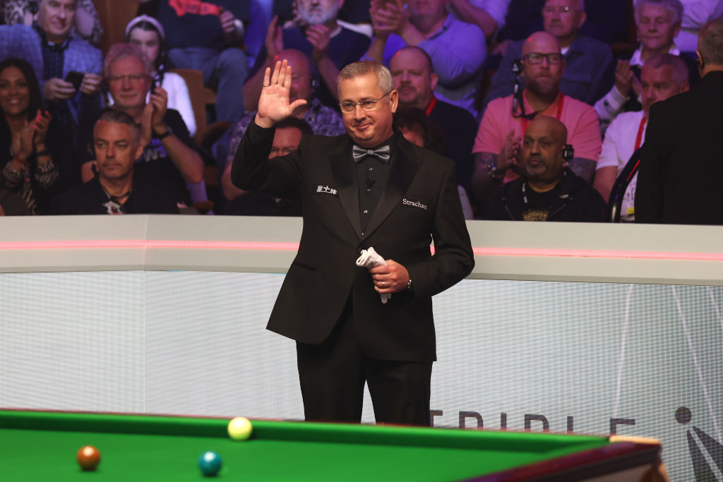 paul collier's emotional refereeing retirement in world snooker championship final