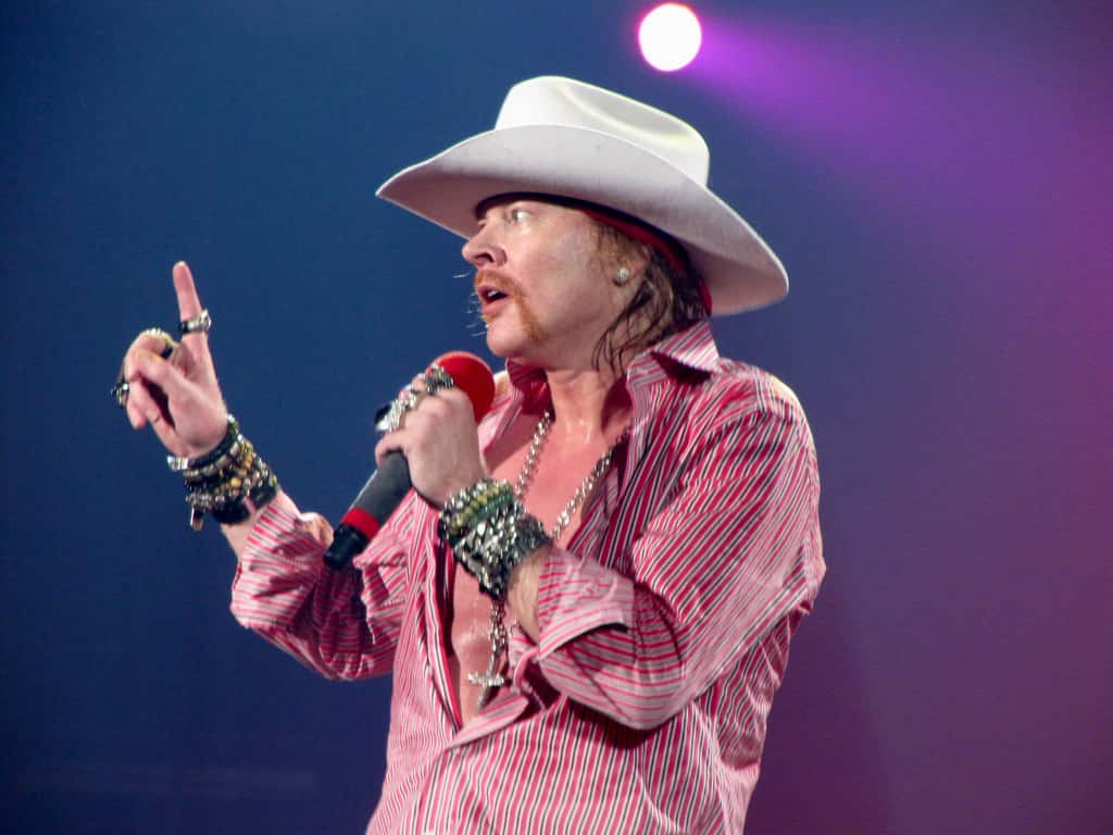<p>On the 2nd of July 1991, just outside of St. Louis, Axl Rose once again lost his temper with disastrous results (a recurring trend for him onstage). Noticing a fan filming the show, Rose demanded that security remove the camera. When his demands weren’t met, Rose took matters into his own hands and went at the fan. Rose was pulled away, whereupon he walked off, ending the show abruptly. This caused the huge crowd to riot, leading to dozens of injuries. Rose narrowly avoided charges.</p>