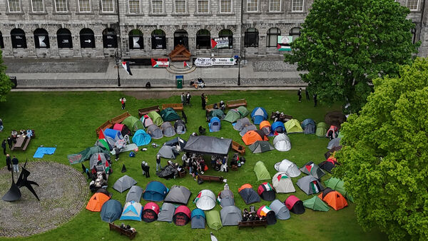 trinity announces steps after talks with pro-palestinian encampment protesters